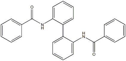 N-[2'-(benzoylamino)[1,1'-biphenyl]-2-yl]benzamide Struktur