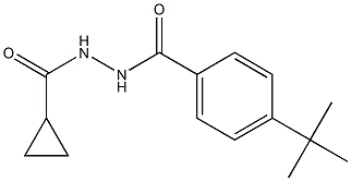 N'-[4-(tert-butyl)benzoyl]cyclopropanecarbohydrazide Struktur