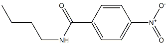 N-butyl-4-nitrobenzamide Struktur