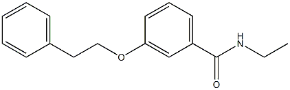 N-ethyl-3-(phenethyloxy)benzamide Struktur