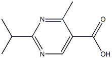 2-isopropyl-4-methylpyrimidine-5-carboxylic acid Struktur