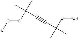 4-Potassioperoxy-1,1,4,4-tetramethyl-2-butynyl hydroperoxide Struktur