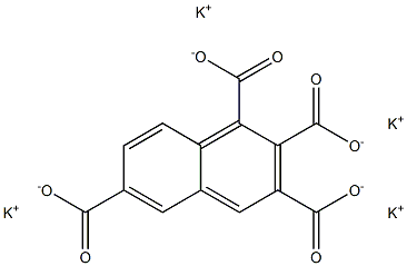 1,2,3,6-Naphthalenetetracarboxylic acid tetrapotassium salt Struktur