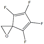 2,3,4,5-Tetrafluorospiro[cyclopenta-2,4-diene-1,2'-oxirane] Struktur