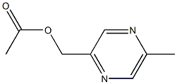 5-Methylpyrazine-2-methanol acetate Struktur