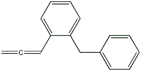 1-Benzyl-2-(1,2-propanedienyl)benzene Struktur