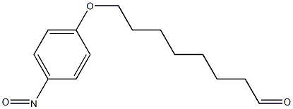 8-(4-Nitrosophenoxy)octanal Struktur