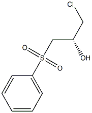 (R)-1-(Phenylsulfonyl)-3-chloropropane-2-ol Struktur