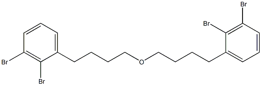 2,3-Dibromophenylbutyl ether Struktur