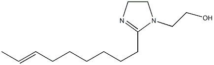 2-(7-Nonenyl)-2-imidazoline-1-ethanol Struktur