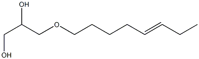 3-(5-Octenyloxy)-1,2-propanediol Struktur