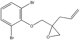 2,6-Dibromophenyl 2-allylglycidyl ether Struktur