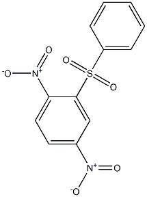 2,5-Dinitro[sulfonylbisbenzene] Struktur