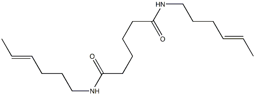 N,N'-Di(4-hexenyl)adipamide Struktur