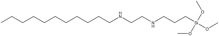 3-(Trimethoxysilyl)-N-[2-(undecylamino)ethyl]propan-1-amine Struktur