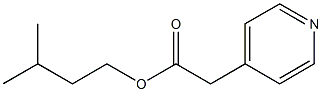 Pyridine-4-acetic acid 3-methylbutyl ester Struktur