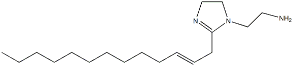 1-(2-Aminoethyl)-2-(2-tridecenyl)-2-imidazoline Struktur