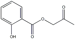 2-Hydroxybenzoic acid 2-oxopropyl ester Struktur