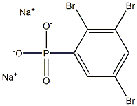 2,3,5-Tribromophenylphosphonic acid disodium salt Struktur