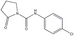 1-(4-Chlorophenylcarbamoyl)-2-pyrrolidone Struktur