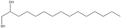 1-Mercapto-2-pentadecanol Struktur