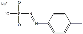 p-Methylbenzenediazosulfonic acid sodium salt Struktur