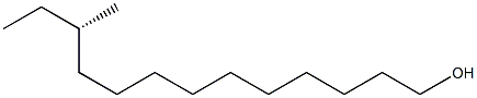 (S)-11-Methyl-1-tridecanol Struktur