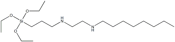 3-(Triethoxysilyl)-N-[2-(octylamino)ethyl]propan-1-amine Struktur