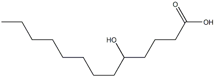 5-Hydroxytridecanoic acid Struktur