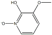 2-Hydroxy-3-methoxypyridinium-1-olate Struktur