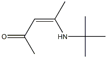 (Z)-4-(tert-Butylamino)-3-pentene-2-one Struktur