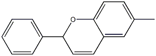 6-Methyl-2-phenyl-2H-1-benzopyran Struktur