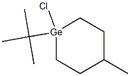 1-Chloro-1-tert-butyl-4-methylgermacyclohexane Struktur