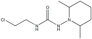 1-(2-Chloroethyl)-3-(2,6-dimethylpiperidino)urea Struktur