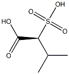 [S,(-)]-3-Methyl-2-sulfobutyric acid Struktur