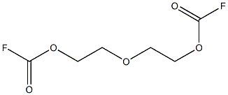 Bis(fluoroformic acid)oxybis(2,1-ethanediyl) ester Struktur