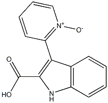 3-[(Pyridine-1-oxide)-2-yl]-1H-indole-2-carboxylic acid Struktur