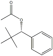 (S)-2,2-Dimethyl-1-phenyl-1-propanol acetate Struktur