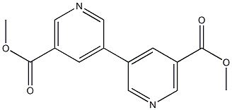 3,3'-Bipyridine-5,5'-dicarboxylic acid dimethyl ester Struktur