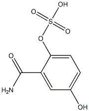 5-Hydroxy-2-(sulfooxy)benzamide Struktur