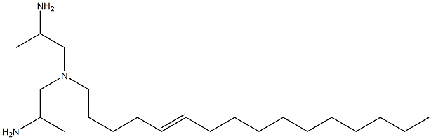 N,N-Bis(2-aminopropyl)-5-hexadecen-1-amine Struktur