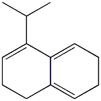 1,2,6,7-Tetrahydro-4-isopropylnaphthalene Struktur