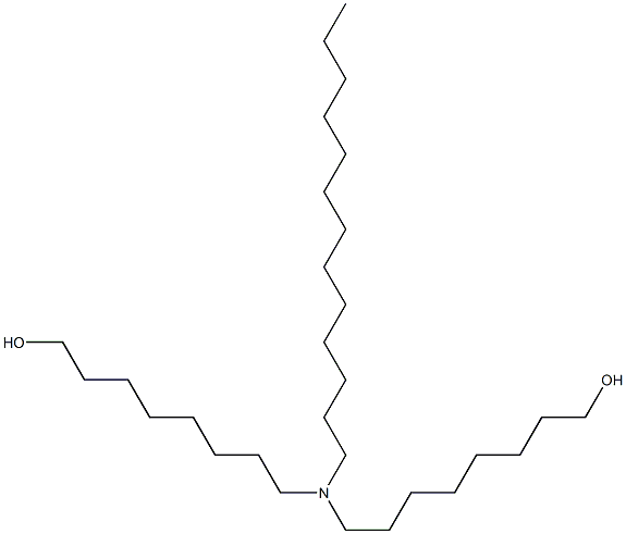 8,8'-(Tridecylimino)bis(1-octanol) Struktur