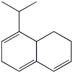 1,2,6,8a-Tetrahydro-8-isopropylnaphthalene Struktur