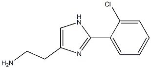 2-(2-Chlorophenyl)-4-(2-aminoethyl)-1H-imidazole Struktur