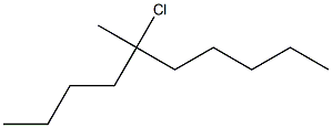 5-Chloro-5-methyldecane Struktur