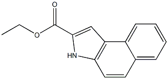 3H-Benz[e]indole-2-carboxylic acid ethyl ester Struktur