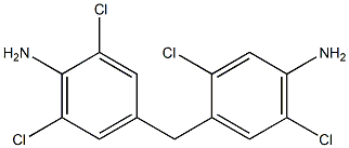 4-[(4-Amino-2,5-dichlorophenyl)methyl]-2,6-dichloroaniline Struktur