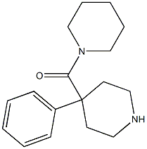 1-[(4-Phenyl-4-piperidinyl)carbonyl]piperidine Struktur