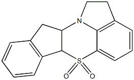 1,2,11,11a-Tetrahydro-11b-aza-6-thia-6aH-indeno[1,7-ab]fluorene 6,6-dioxide Struktur